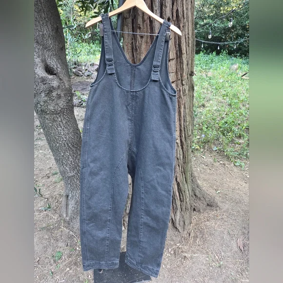 We The Free / Free People Charcoal Jumpsuit - Picture 6 of 7